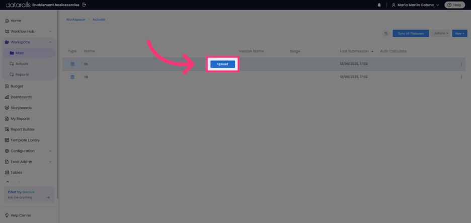Open Upload Interface